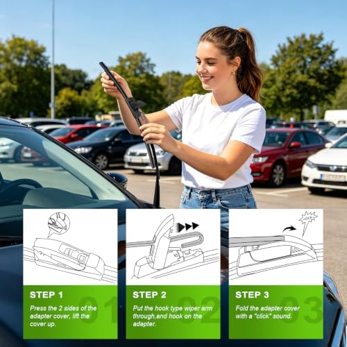 PARRATI® 19'' + 19'' Windshield Wiper Blades for 2001-2004 Ford Escape
