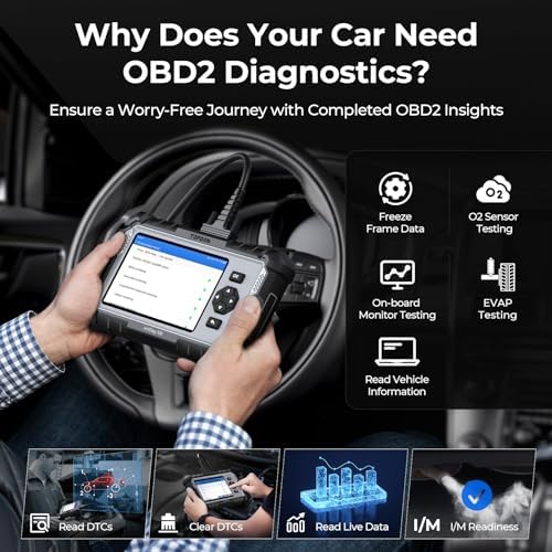 TOPDON AD500 Car Diagnostic Scanner, Engine ABS SRS Transmission Scan Tool