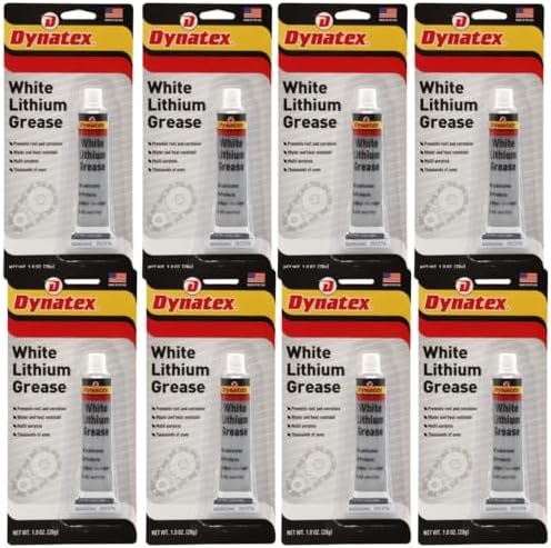 Dynatex White Lithium Grease 1 oz Tube (8 Pack)