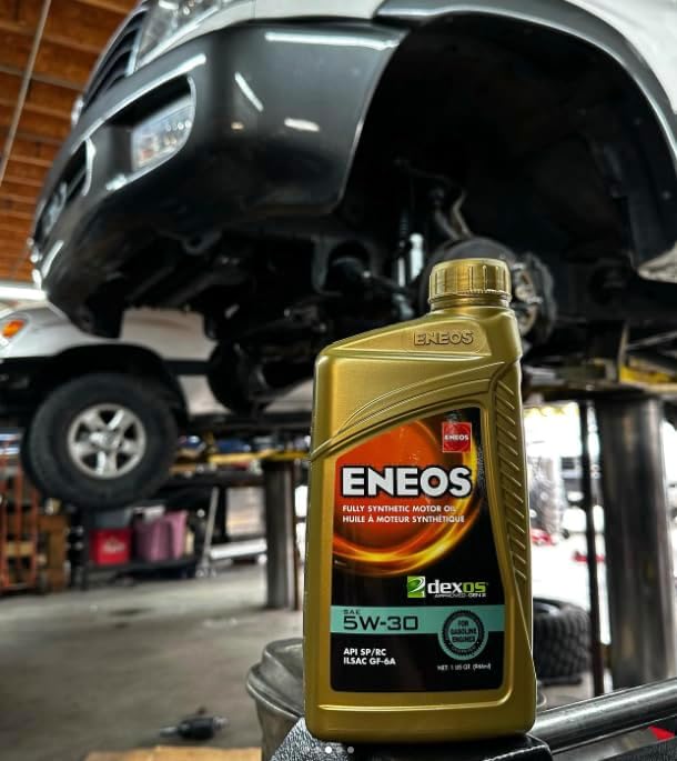 ENEOS 5W-30 Fully Synthetic Motor Oil, API SQ, dexos1 Gen3, 1 Qt