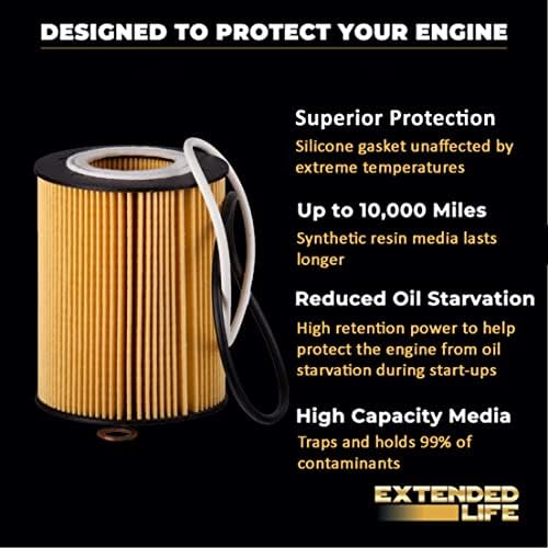 PG PG9983EX Extended Performance Oil Filter | Fits 2012-2026 Volvo XC60 2.0L; 2016-2026 XC90 2.0L; 2021-2022 XC40 1.5L; 2016-2019 V40 1.5L; 2015 S60 1.6L