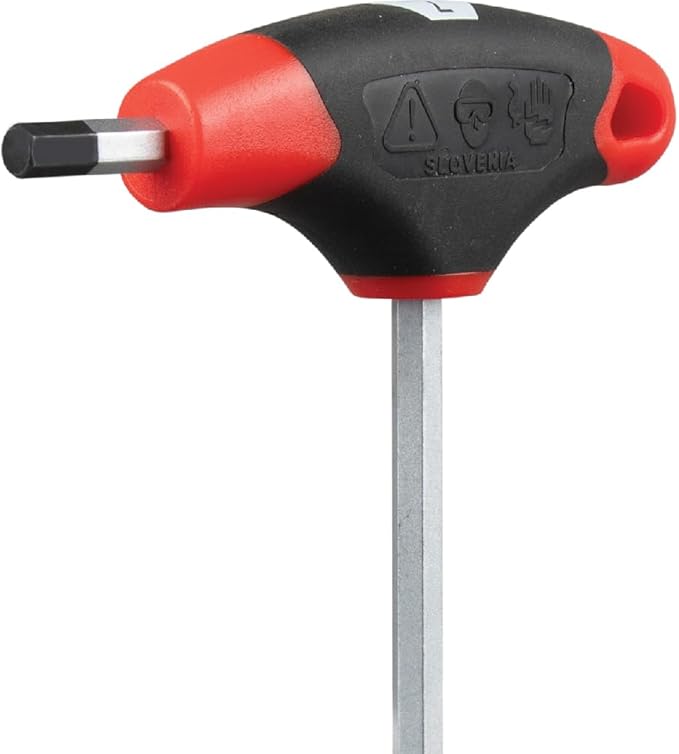 KLEIN TOOLS JTH610E T-Handle Hex Key Set, SAE Inch Sizes Allen Wrench Set with 6-Inch Blades, Stand Included, 10-Piece