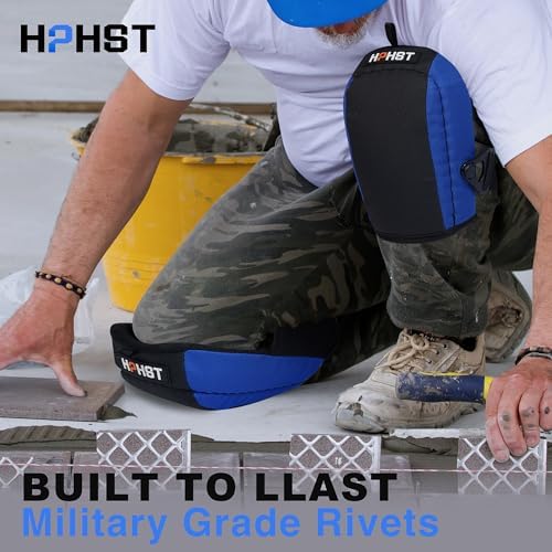 Knee Pads Lightweight Professional Knee Pad for Women Men Work Gardening Cleaning Floors Construction Blue