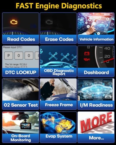 Bluetooth OBD2 Scanner Wireless Car Diagnostic Tool for iOS & Android