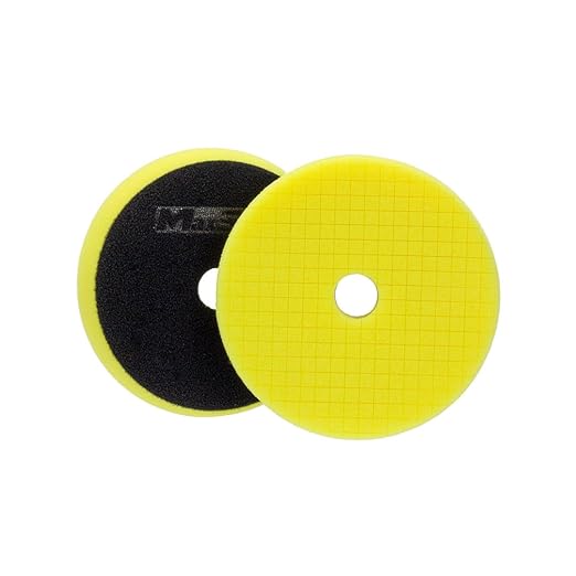 Maxshine 5" Universal Cross Cut Polishing Foam Pad for Polishing – Hook & Loop – Compatible with DA & Rotary Polishers – Cross Cut Design for Heat Management & Compound Efficiency