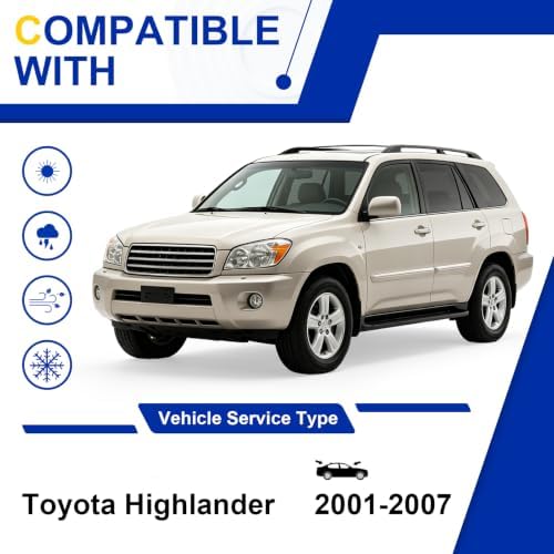 KAIYI 3 Windshield wipers Compatible with Toyota Highlander 2001-2007