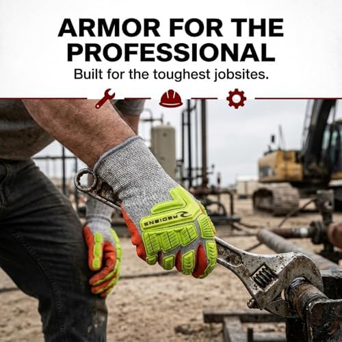 Radians RWG603 Cut Protection Sandy Foam Nitrile Coated Glove, Cut Protection Level A5