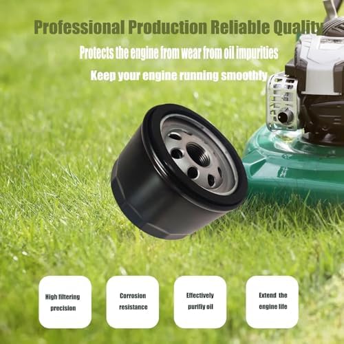 4PCS 12-050-01-S Oil Filter for 12 050 01 12 050 01-S1 KH-12-050-01-S KH-12-050-08, AM125424, 49065-7007 49065-0721 492932S Cub Cadet, Craftsman, Troy Bilt, Toro Lawn Mower Oil Filter