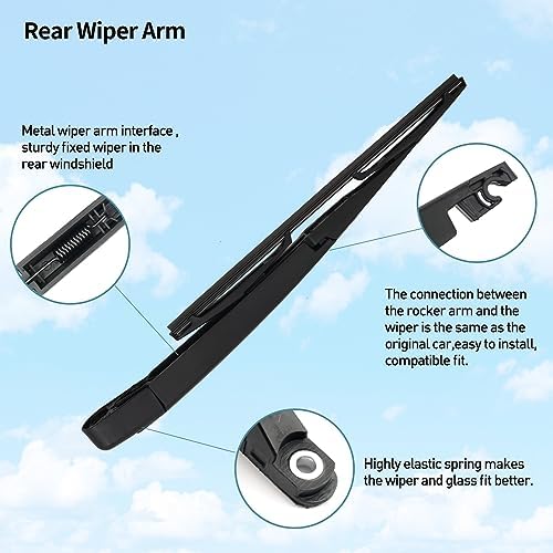 Rear Windshield Wipers for Hyundai Santa Fe 2019-2021