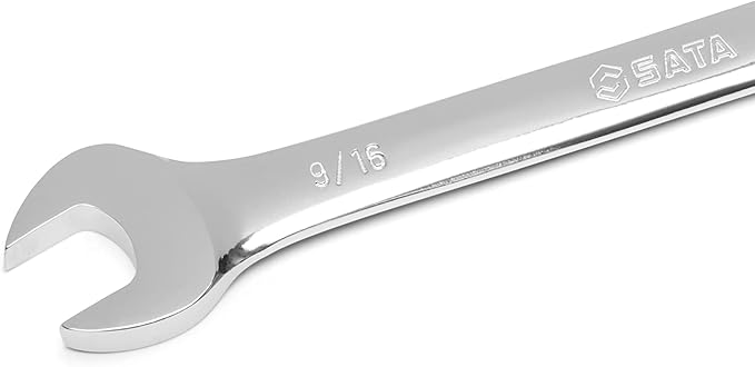 SATA 16 Piece 12 Point Combination Wrench Set | SAE sizes 1/4" to 1-1/4" | Off Corner Loading | ST09074G