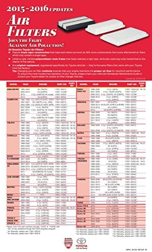 Genuine Toyota 17801-0T030 Air Filter
