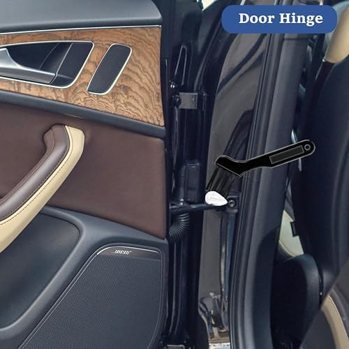 White Lithium Grease 3.53oz Automotive Lubricant 100g Multi-Purpose Car Door Hinge Handle Seat Slide Sunroof Sliding Door Track Rail Gear Prevent Rust Corrosion Lube for Garage Industrial 2pcs
