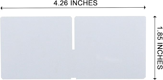 (24-Pack) Large Drawer Configurable Dividers compatible with Craftsman, ArtBin Craft Storage Cabinets, (24 Width + 6 Length Dividers), (Dividers Only)