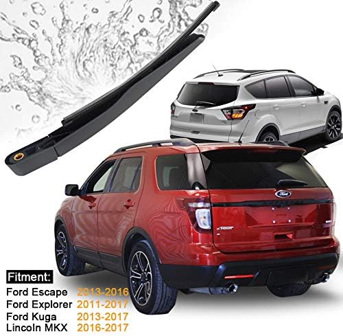 Rear Wiper Arm Blade Replacement for Ford Explorer Escape Lincoln MKX