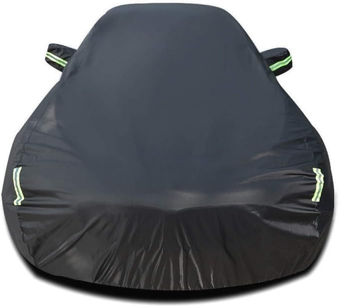 Custom Car Cover Compatible with Maserati Quattroporte 2026-2013, Waterproof All Weather Car Covers for Outdoor Indoor, Heavy Duty Rain Snow Sun Dust UV Cover with Windproof Straps