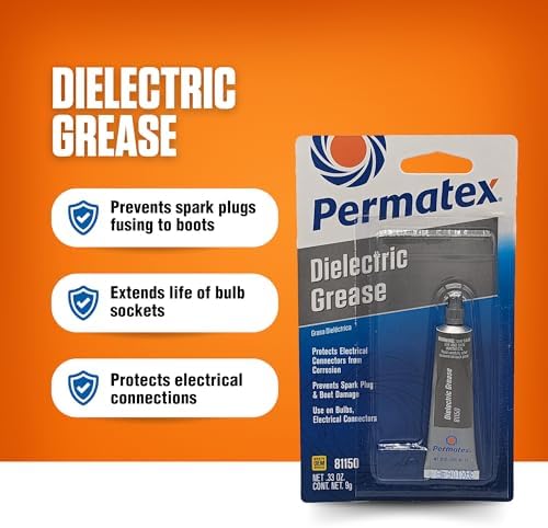 Permatex 81150 Dielectric Tune-Up Grease, 0.33 oz. Tube, Silver