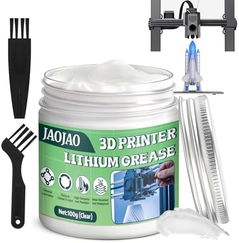 JAOJAO 100g 3D Printer Grease,Reduces Friction & Protects Rails & Bearings
