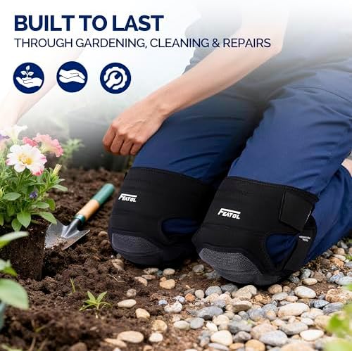 FEATOL Knee Pads for Men & Women, Soft Foam Cushioning for Work