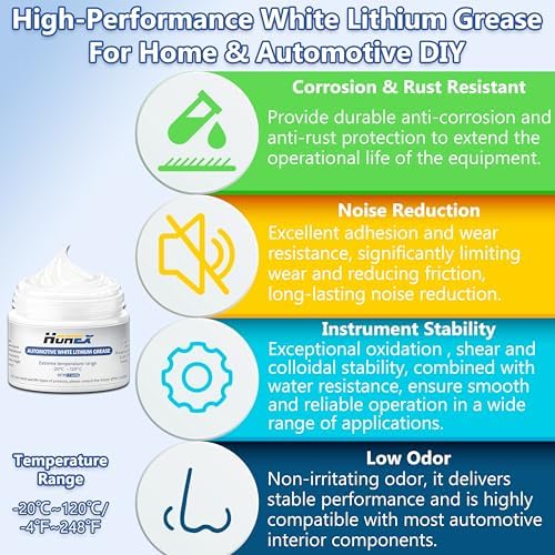 White Lithium Grease Automotive Multi-Purpose Lubricant Car Grease
