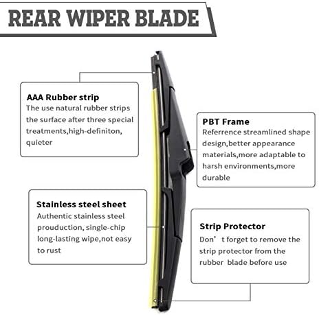 Rear Windshield Wiper Arm & Blade Assembly for KIA Sorento 2016-2020
