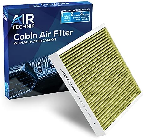 AirTechnik CF10775 PM2.5 Cabin Air Filter w/Activated Carbon | Fits Select 2010-2022 Buick, Cadillac, Chevy and Saab Models - 13271190