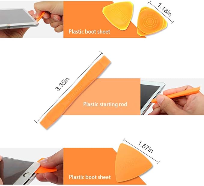 Screen Opening Set Pry Tool - 13 in 1 Mobile Phone Display Replace Kit Electronics Open Tools Pry Bar Opener for iPhone, Ipad Repair