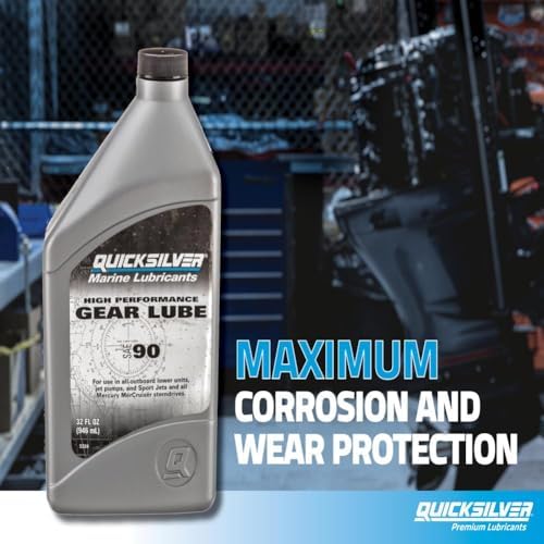 Quicksilver SAE 90 High Performance Gear Lube Tube, 8 oz