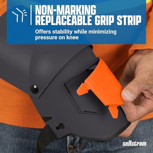 Sellstrom KneePro Professional Construction Kneepads for Work - Men & Women