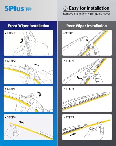 5 PLUS Custom-Fit Wipers fits 2009-2019 Ford Flex Windshield Wipers