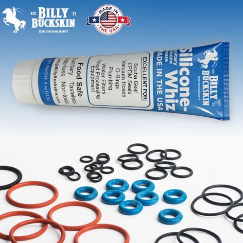 Billy Buckskin 1oz Silicone-Whiz Food Grade Silicone Grease, O Rings