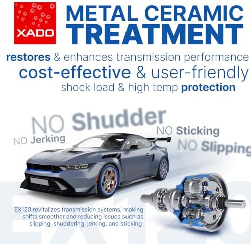 XADO EX120 Automatic Transmission Fix - Treatment for CVT & Other Gearbox Types | ATF Additive & Protectant - Reduces Sticking, Shudder and Slipping
