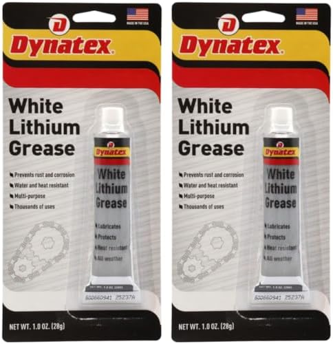 Dynatex White Lithium Grease 1 oz Tube (2 Pack)