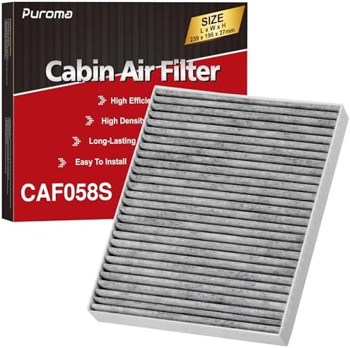 Puroma Cabin Air Filter Activated Carbon for CF12058 CP058 Hyundai KIA