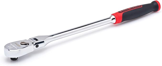 GEARWRENCH 3/8" 120XP Flex Head Teardrop Ratchet with Dual Material Handle, 13-1/2" - 81210P