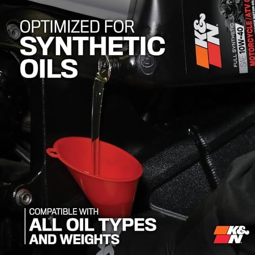 K&N Motorcycle Oil Filter: High Performance, Premium, KN-117