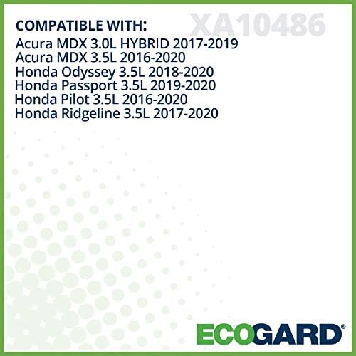 ECOGARD XA10486 Premium Engine Air Filter Fits 2018-2025 Honda Odyssey,2017-2025 Ridgeline,2019-2025 Passport,2021-2025 Acura TLX,2016-2022 Honda Pilot,2016-2020 Acura MDX,(Pack of 6)