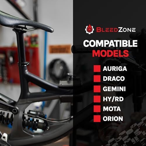 BleedZone Brake Bleeder Hose Tool Compatible with Tektro Olive Inserts, M5