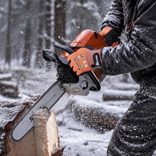 Schwer FreezeGuard-X Winter Work Gloves for Men and Women, ANSI A9 Cut Resistant Gloves for Extreme Protection, Freezer Glove With Super Grip, Touchscreen, Thermal Insulated, PM3326-W (S,1 Pair)