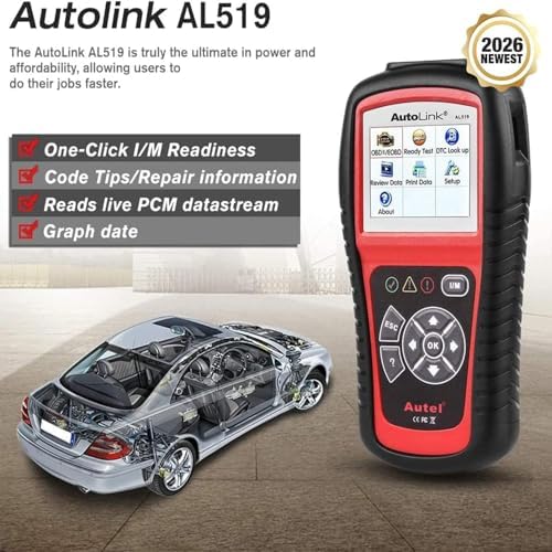 Autel AutoLink AL519 OBD2 Scanner, OBDII & CAN Car Diagnostic Scan Tool