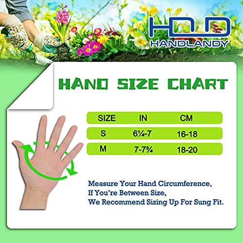 HANDLANDY 2/3/6 Pairs Womens Gardening Gloves, Garden Gloves for Women