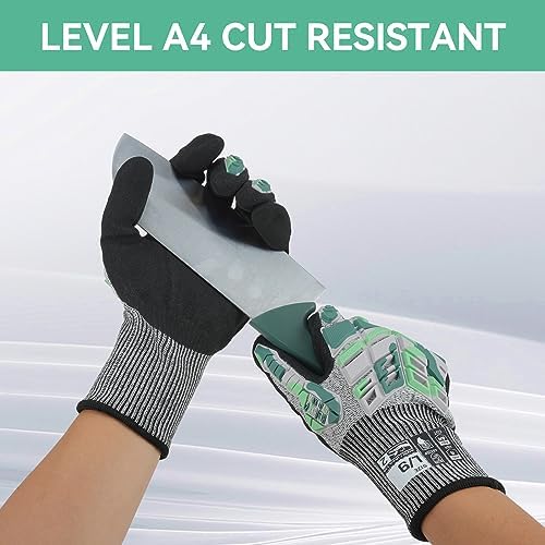 Safety Work Gloves,Impact Gloves for Men Women,Cut Resistant