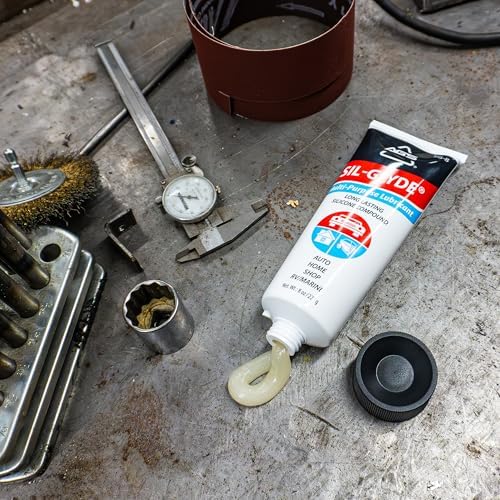 AGS Automotive Solutions SIL-Glyde Multi-Purpose All-Weather Lubricating Compound for All Surfaces - 8 oz Tube, Versitle Multi-Purpose Lubrication, All Weather, Auto, Home, Farm and Shop