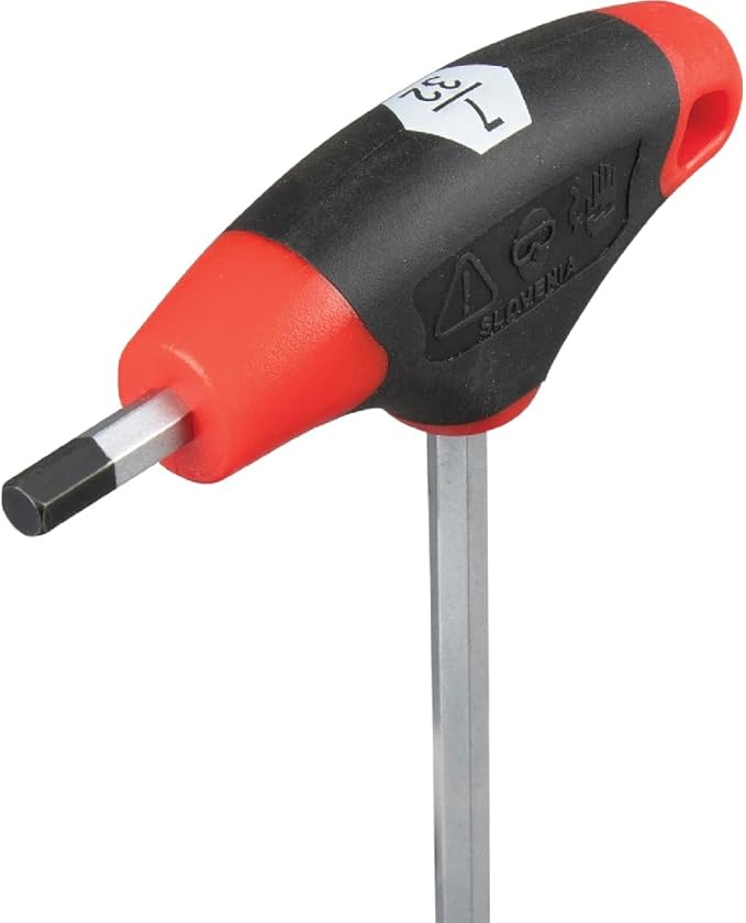 KLEIN TOOLS JTH610E T-Handle Hex Key Set, SAE Inch Sizes Allen Wrench Set with 6-Inch Blades, Stand Included, 10-Piece