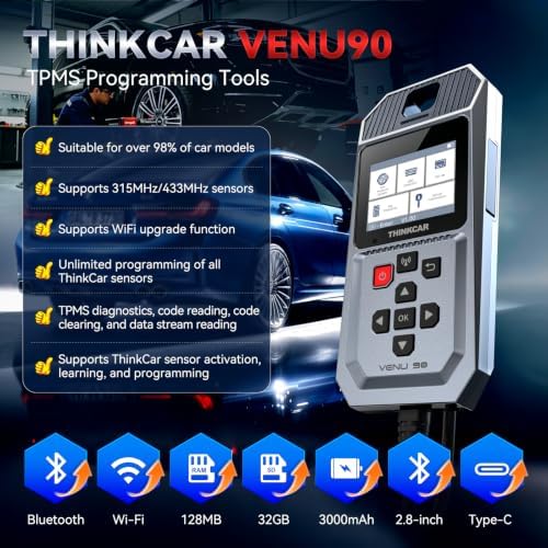 THINKCAR VENU90 TPMS Programming Tool/OBD2 Scanner Code Reader