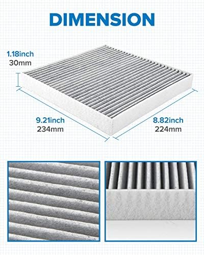 PHILTOP CF10134 HEPA Cabin Air Filter for Honda, Acura