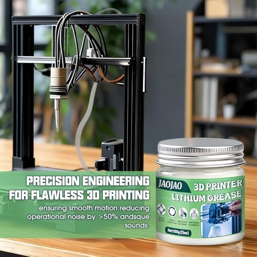 JAOJAO 100g 3D Printer Grease,Reduces Friction & Protects Rails & Bearings