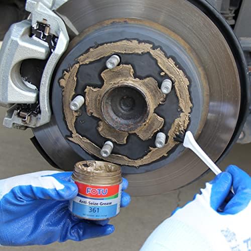 FOTU Brake Grease Kit,Caliper,Anti‑Squeal & Copper Anti‑Seize for Auto Use