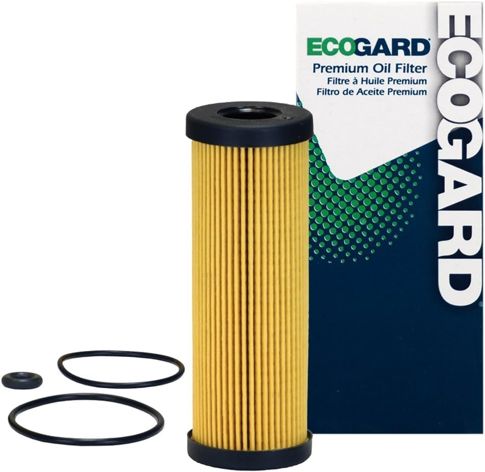 ECOGARD X10387 Premium Cartridge Engine Oil Filter-Conventional Oil Fit Ford F-150 2.7L 2015-2022,Edge 2.7L 2015-2021,Explorer 3.0L 2020-2022,Fusion 2.7L 2017-2019, Mustang 5.2L 2018-2020 (Pack of 12)
