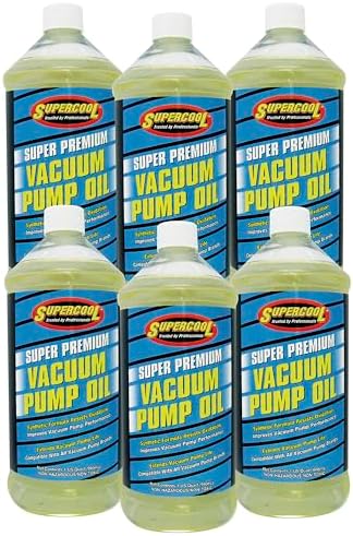 TSI Supercool V32-6CP 68 Viscosity Synthetic Vacuum Pump Oil 32oz 6-Pack
