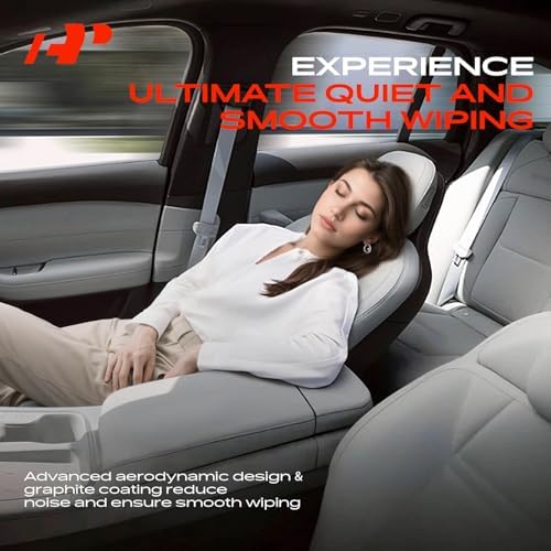 A-Premium 13"+13"+18" Windshield Wiper Blades with Wear Indicator & Towel